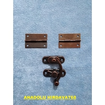 Anadoluhirdavat Dekoratif Tavla Ve Mini Kutu Menteşe Ve Klips Antik Eskitme Renk (309967424)