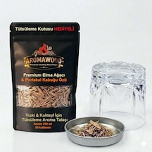 Viski & Kokteyl İçin Elma Ağacı & Portakal Kabuğu Özü Aroması Tütsüleme Talaşı
