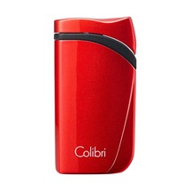 Colibri Falcon Tek Torch Pürmüz Metalik Kırmızı Puro Çakmağı