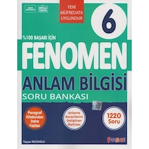 Fenomen 6. Sınıf Anlam Bilgisi Soru Bankası Fenomen Yayınları