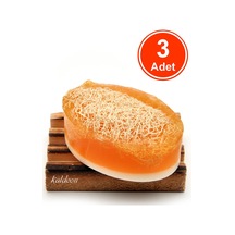 Kabak Lifli El Yapımı Doğal Ballı Keçi Sütü Sabunu 120 G x 3 Adet