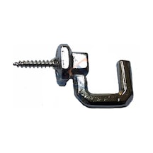 Vidalı Kanca, Askı Büyük - 15x23mm, Nikel - 1 Adet Diğer
