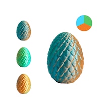 Rhinolab Silk Pla Mystic 3 Renkli Filament - Sky Blue Orange Green
