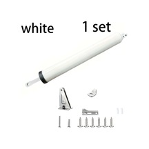 Chuangyinshop Beyaz 1 Adet Ağır Hizmet Rüzgara Dayanıklı Kapı Kapatıcı Ayarlanabilir Hız Yumuşak Kapanma Dokunmatik Ve Uzaktan Kumandalı