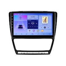 Skoda Octavia Android Siyah Multimedya 2008-2012 Carplay Android Auto Navigasyon 4gb Ram 32gb 10"