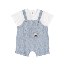 Chicco Erkek Bebek Kısa Tulum 09101136000000 000025 Mavi