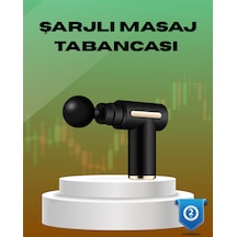 Gld-spt- 6 Kademeli Kas Masaj Tabancası 4 Başlıklı Güçlü Sessiz Sporcu Masaj Cihazı Şarjlı Çok Renkli