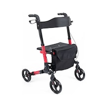 Rolatör Ws-9102 Kırmızı Lüx Alüminyum
