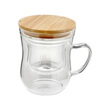 Brew - Süzgeçli Cam Çay Bardağı 400ml