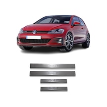 Volkswagen Golf 7 Krom Kapı Eşiği 4 Prç 2013 2019 Arası Paslanm
