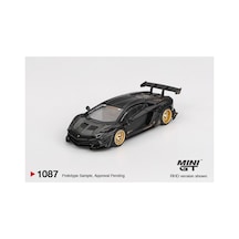 Mini Gt 164 Lb Works Lamborghini Aventador Limited Edition Matte Black Mgt01087-bl