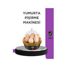 Hubrendy Tekno 7 Yumurta Kapasiteli Buharlı Yumurta Pişirme Cihazı Sesli Uyarılı