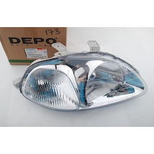 Depo Sağ Far Motorsuz Honda Civic 1996-1998 Sedan - Hatchback Uyumlu 2171119rldem