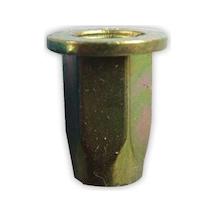 Pullu Somun Perçin Köşeli M12 25 Adet