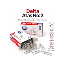 Ataş No:2 Metal Evrak Ataşı