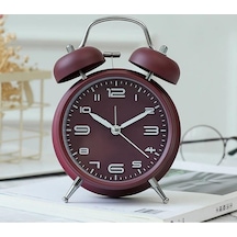 Dekoratif Çalar Saat Ev Ofis Aksesuar Nostaljik Işıklı Masa Saati 001