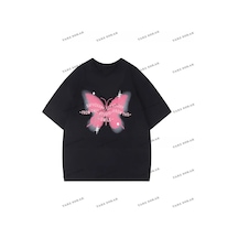 Adrift Y2k Unisex Harajuka Anime Retro Kawai Kuromi T-shirt Kod Rertr Tarzsokak 6685 Siyah