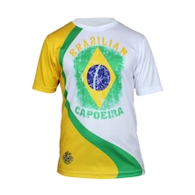Dosmai Dijital Baskılı Capoeira Bisiklet Yaka Spor T-shirt Cat022