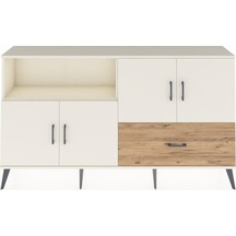 Arges Konsol 4 Raflı Tek Çekmeceli 4 Kapaklı 176x30x99 Aytaşı-ayt Aytaşı-aytaşı/çam