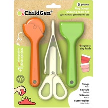 Oyun Hamuru Premium Modelleme Seti Roller, Makas, Spatula, Cımbız