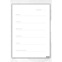 Haftalık Planlayıcı - A4 Ebat Yapılacaklar - 30 Yaprak - Weekly Planner - 2715 Çok Renkli