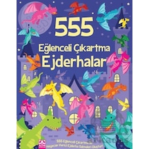 555 Eğlenceli Çıkartma - Ejderhalar Altın Kitaplar