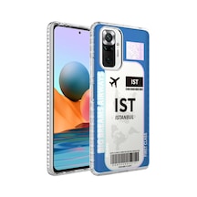 Ardemix Redmi Note 10 Pro Kılıf Airbag Kenarlı Renkli Desenli Silikon Elegans Kapak NO4