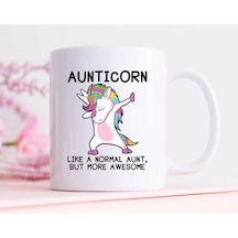 Unicorn Teyze Kahve Kupa, İngilizce Komik Teyze Hediye, Unicorn Kupa Bardak