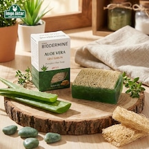 Biodermine Doğal Kabak Lifli Aloe Vera Sabun - Rahatlatıcı Ve Nemlendirici 130 Gr