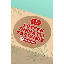 Kırılabilir Kraft Sticker 3x3cm St2274 Çok Renkli