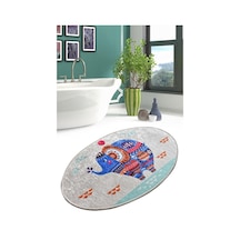 Etnic Oval Djt 60X90 Cm Banyo Banyo Paspası