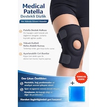 Buğz Medical Patella Destekli Ayarlanabilir Dizlik Menisküs Ve Spor İçin Diz Koruyucu