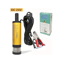 24v 38mm-altın Dc 12v 24v Su Altı Elektrikli Pompa, Dizel Ve Su İçin Uygun. Alüminyum Alaşımlı Kabuk 12l/dakika Yakıt Transfer Pompası