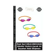 Özel Seri Kzld-bw21048 Gözlük Yüzücü Çocuk 24 Seyahat Hobi Ekipman Çok Renkli