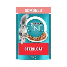 Somonlu Kısırlaştırılmış Kediler İçin Yaş Kedi Maması 85 Gram, 26 Adet
