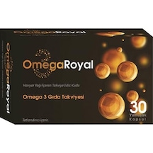 Omega Royal Hayvar Yağı İçeren Omega 3 Takviye Edici Gıda 30