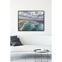 Pster13669 Pamukkale Manzara Çerçeveli Tablo 2 40x50cm 7/8 Yaş