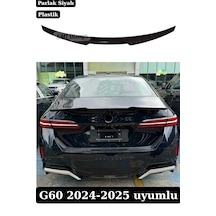 2024-2025 Bmw G60 Yarasa Spoiler Spoyler Parlak Siyah Plastik