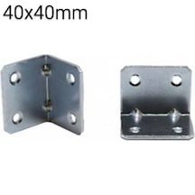 4 Adet 40x40 Mm Masa Sabitleme Gönyesi Nikel Renk Ba4040