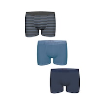 John Frank Üçlü Natural Modal Boxer Multicolor Multicolor