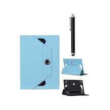 Everpad Mini Qc-785 Universal Dönerli Standlı Uyumlu Kılıf + Tablet Kalemi Arka Kapak