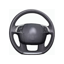 Citroen C4 11-15 Araca Özel Deri Direksiyon Kılıfı