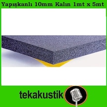 10Mm Flexi Yanmaz Oto Ses Yalıtım Süngeri Yapışkanlı