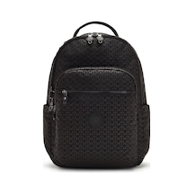 Kipling Kıplıng Seoul Büyük Boy Sırt Çantası Siyah Sıgnature Emb Siyah