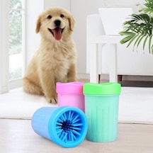 Ankaverse Silikon Fırçalı Pet Pati Temizleme Kovası Küçük