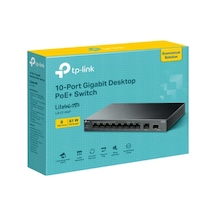 Tp-lınk Ls1210gp 10-port Gigabit Desktop Switch With 8poe