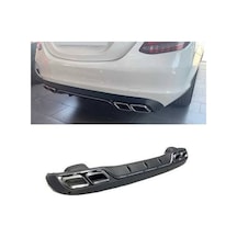 W205 C63 Egzoz Ucu Krom Renk