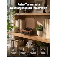 Dekoratif Gece Işıklı Bluetooth Hoparlör Saatli Tasarım Yeni Nesil - Lisinya