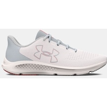 Under Armour Kadın UA Charged Pursuit 3 Big Logo Koşu Ayakkabısı 3026523-101 Beyaz Gri Pembe