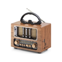Bluetooth Nostaljik Hoparlör Fm 16.7 X 9.5 X 13.8 Cm Ns6638bt